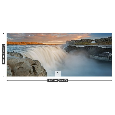 Fotobehang Waterval dettifoss