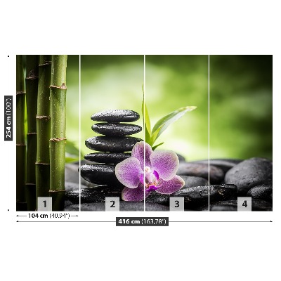 Zelfklevend fotobehang Orchid zen