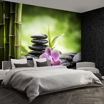 Zelfklevend fotobehang Orchid zen