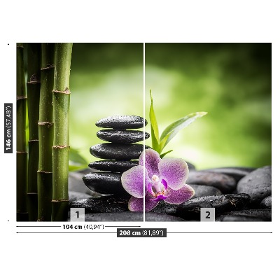 Zelfklevend fotobehang Orchid zen