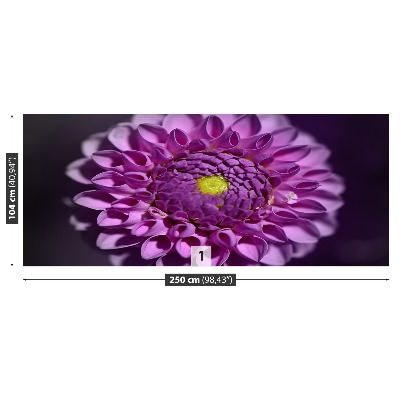 Zelfklevend fotobehang Dahlia roze