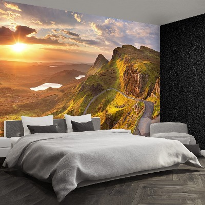 Fotobehang Sunrise mountains