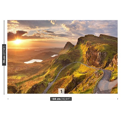 Fotobehang Sunrise mountains