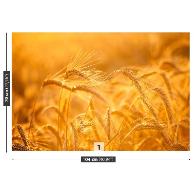 Zelfklevend fotobehang Tarwe veld