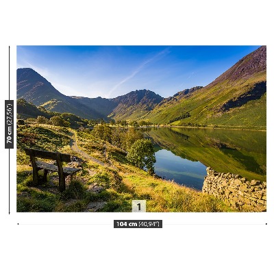 Fotobehang Meergebergte