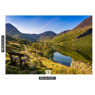 Fotobehang Meergebergte