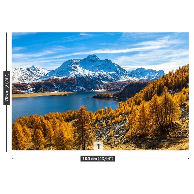 Fotobehang Lake alpen