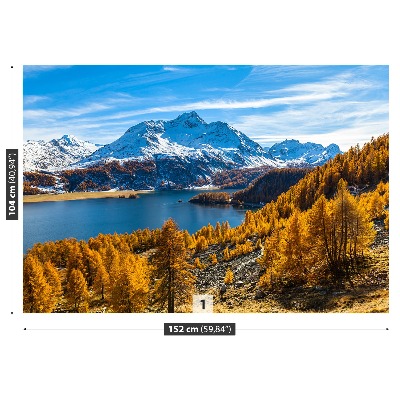 Fotobehang Lake alpen