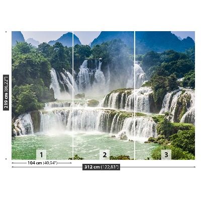 Fotobehang Detian waterfall