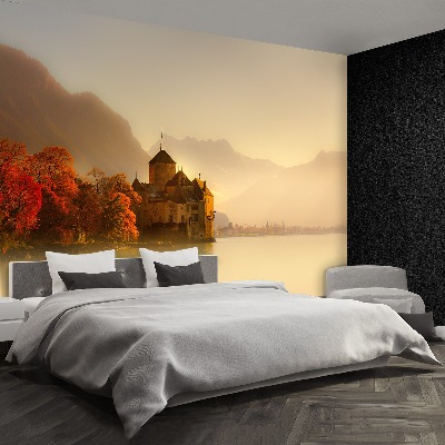 Fotobehang Montreux castle