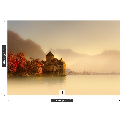 Fotobehang Montreux castle