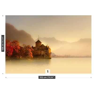 Fotobehang Montreux castle