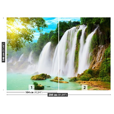 Fotobehang Detian waterfall