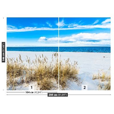 Fotobehang Zandstrand