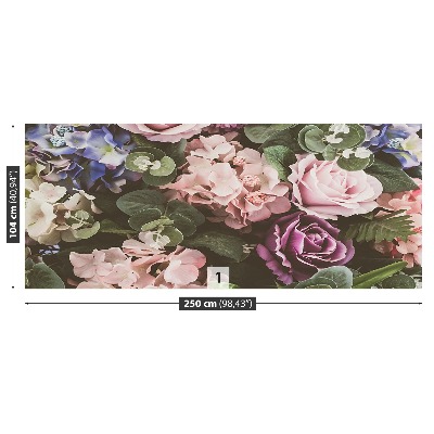 Zelfklevend fotobehang Boeket bloemen