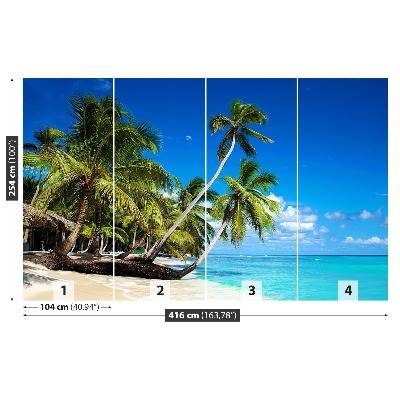 Fotobehang De caribische zee