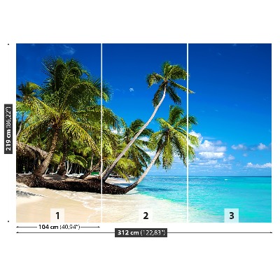 Fotobehang De caribische zee