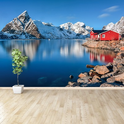 Fotobehang Lofoten noorwegen