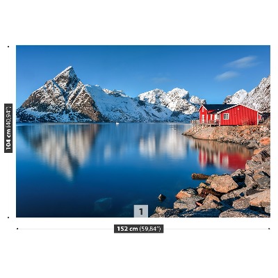 Fotobehang Lofoten noorwegen