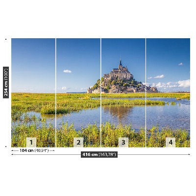 Fotobehang Le mont saintmichel