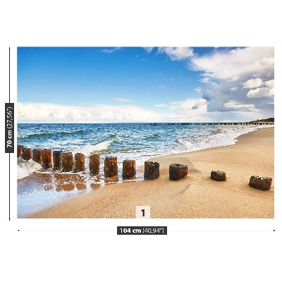 Fotobehang Zeestrand