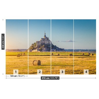 Fotobehang Le mont saintmichel