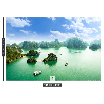 Fotobehang Baai in vietnam