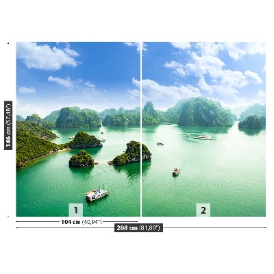 Fotobehang Baai in vietnam