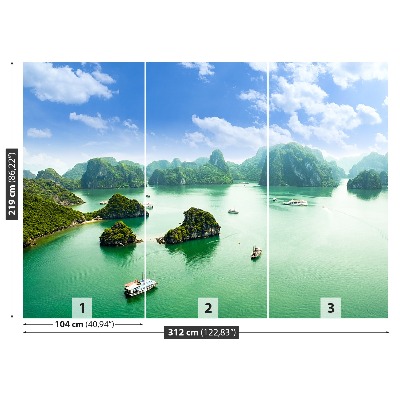 Fotobehang Baai in vietnam