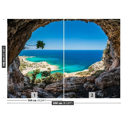 Fotobehang Cave griekenland