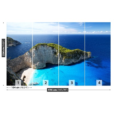 Fotobehang Navagio beach