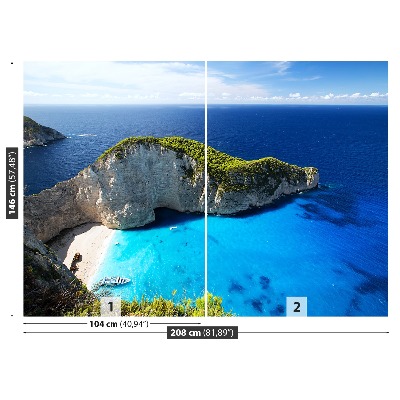 Fotobehang Navagio beach