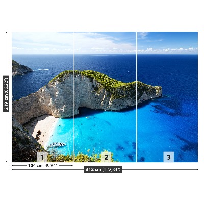 Fotobehang Navagio beach