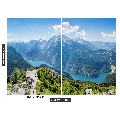 Fotobehang Bavaria alpen