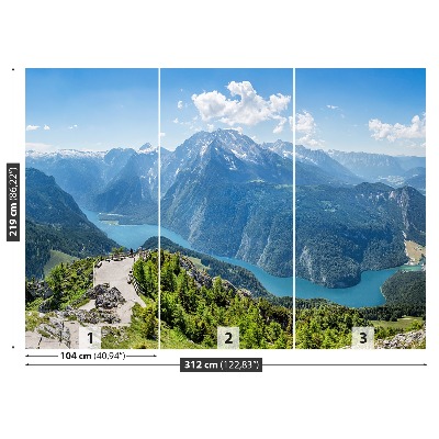 Fotobehang Bavaria alpen