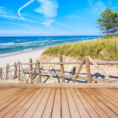 Fotobehang Zandstrand