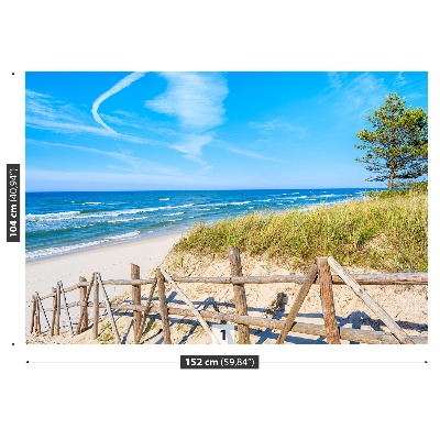 Fotobehang Zandstrand