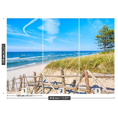 Fotobehang Zandstrand