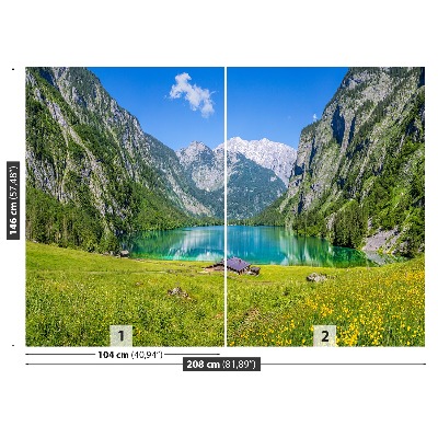 Fotobehang Obersee königssee