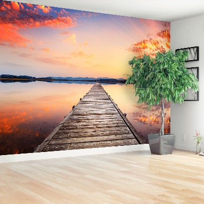 Fotobehang Houten pier