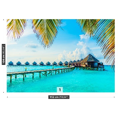 Fotobehang Tropische maldiven