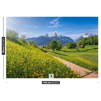 Fotobehang Idyllische alpen