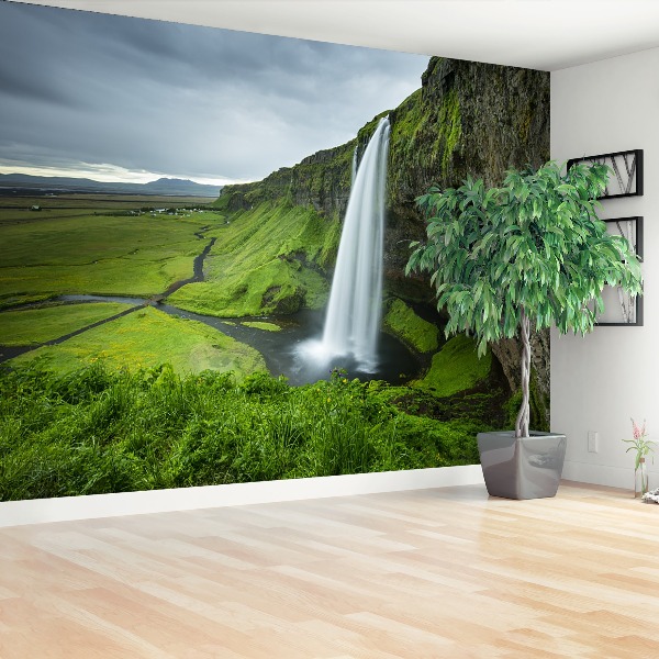 Fotobehang Vallei waterval