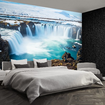 Fotobehang Goddafoss waterval