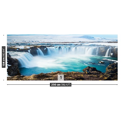 Fotobehang Goddafoss waterval