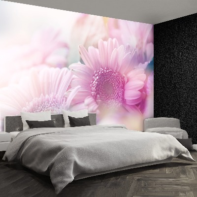 Zelfklevend fotobehang Roze bloemen