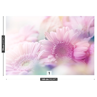 Zelfklevend fotobehang Roze bloemen