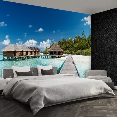 Fotobehang Maldiven beach