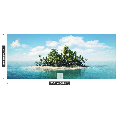 Fotobehang Ocean island