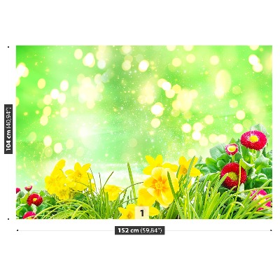 Zelfklevend fotobehang Pasen-bloemen